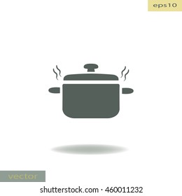 Saucepan icon, vector design