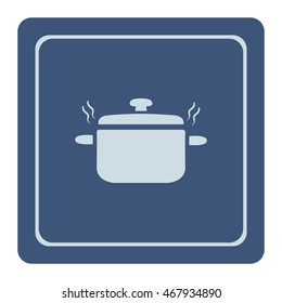 Saucepan icon, vector design