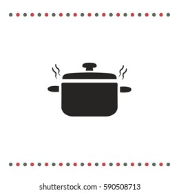 Saucepan icon, vector design