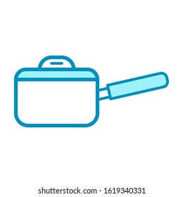 saucepan icon vector design template