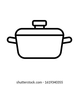 saucepan icon vector design template