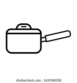 saucepan icon vector design template