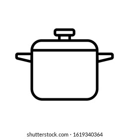 saucepan icon vector design template