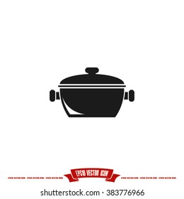saucepan icon vector illustration