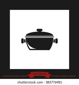 saucepan icon vector illustration