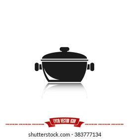 saucepan icon vector illustration