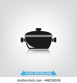 saucepan icon vector illustration