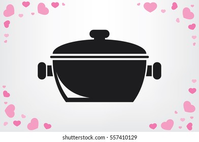 saucepan icon vector illustration