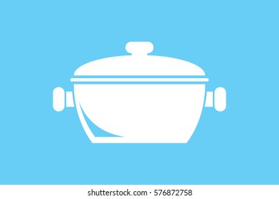 saucepan icon vector illustration.