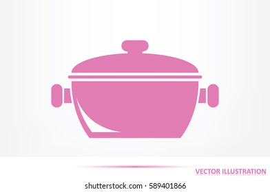 saucepan icon vector illustration