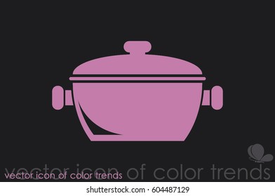 saucepan icon vector illustration