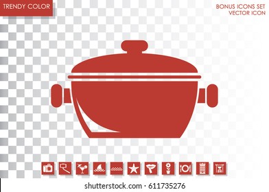 saucepan icon vector illustration