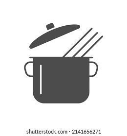 Symbol für Saucepan-Symbole, Vektorelemente für Infografiken