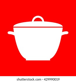 Saucepan simple sign