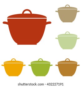 Saucepan simple sign