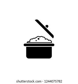 saucepan, soup icon. Simple glyph vector of food set for UI and UX, website or mobile application