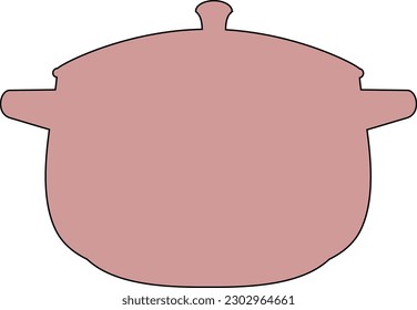 Saucepan utensils for cooking drawing.