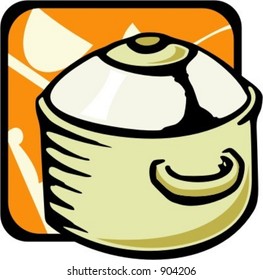 Saucepan.Vector illustration