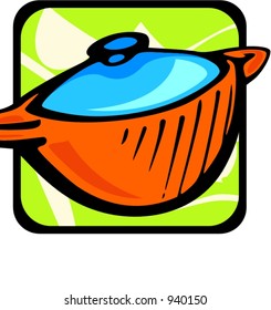 Saucepan.Vector illustration