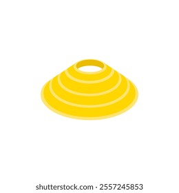 Saucer Cone, Sport Equipment Vector Illustration Isolated