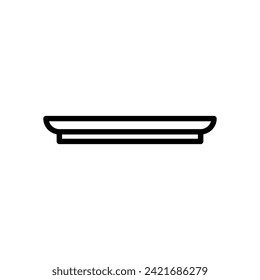 saucer icon symbol vector template