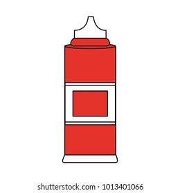 Sauces bottle isolated