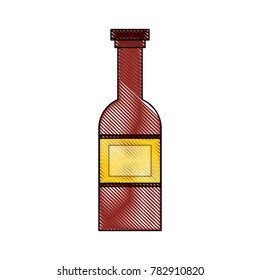 Sauces bottle isolated
