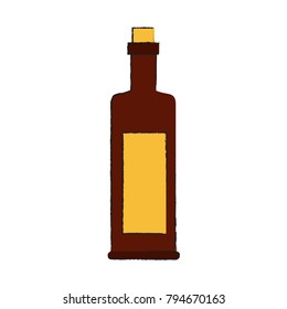 Sauces bottle isolated