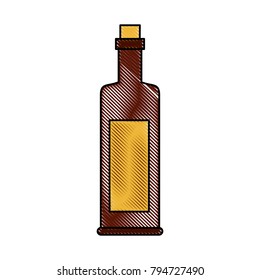 Sauces bottle isolated
