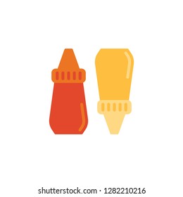 Sauces flat vector style icon. Cooking and kitchen icon  for websites, web design, mobile app.