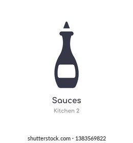 sauces icon. isolated sauces icon vector illustration from kitchen 2 collection. editable sing symbol can be use for web site and mobile app