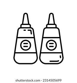 Sauces icon in vector. Illustration