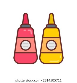 Saucen Symbol in Vektorgrafik. Illustration