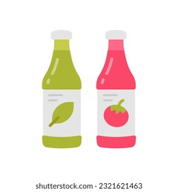 Sauces icon in vector. Illustration