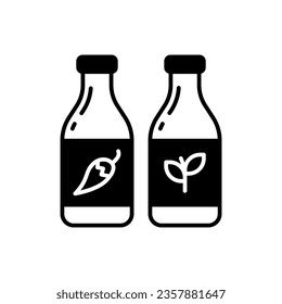 Sauces icon in vector. Illustration