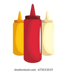 sauces plastic bottles