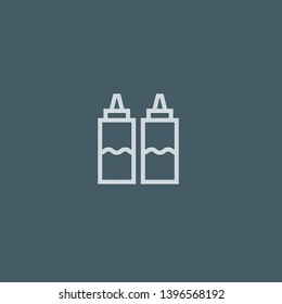 Sauces vector icon. Sauces concept stroke symbol design. Thin graphic elements vector illustration, outline pattern for your web site design, logo, UI. EPS 10.