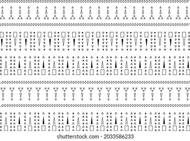 Saudi Arabia Architectural and Sadou patterns, editable stroke 