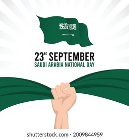saudi arabia banner template. national day celebrations. saudi arabia flag.