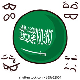 Saudi Arabia country ball