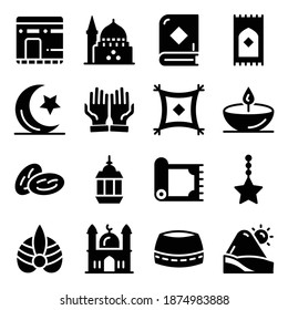 
Saudi Arabia Elements in Modern Filled Style Pack 