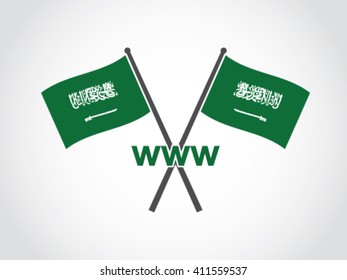 Saudi Arabia Emblem Web Address
Text : There is no god but God. Muhammad is the messenger of God