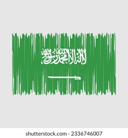 Saudi-Arabien-Flagge - Vektorgrafik