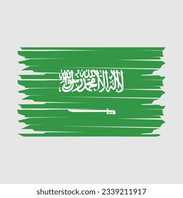 Saudi-Arabien-Flagge - Vektorgrafik