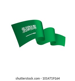 Saudi Arabia flag, vector illustration