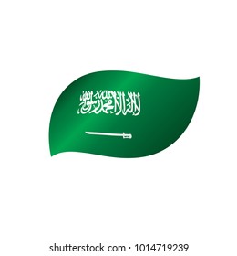 Saudi Arabia flag, vector illustration
