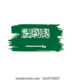 Saudi Arabia flag, vector illustration