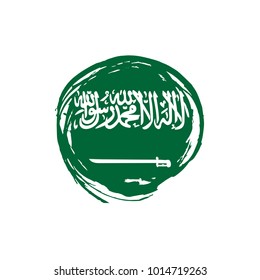 Saudi Arabia flag, vector illustration