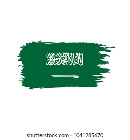 Saudi Arabia flag, vector illustration