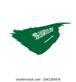 Saudi Arabia flag, vector illustration